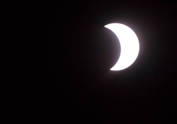 istock The moon partially blocks the sun during a phase of the total solar eclipse's transit across the United States,  August 21, 2017 in Hopkinsville, Kentucky. 872903824
