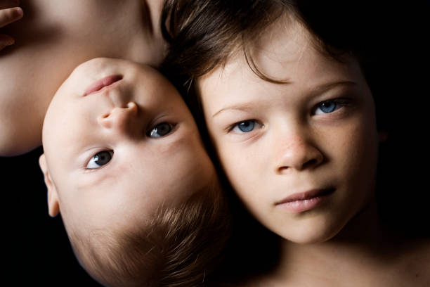 Portrait with little brother.
