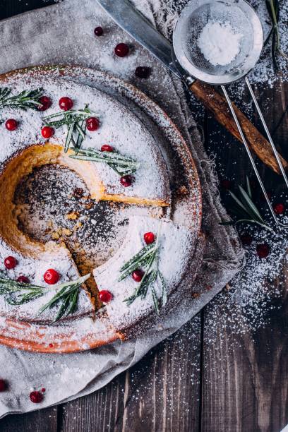 istock Christmas or New Year Citrus cake 872908484
