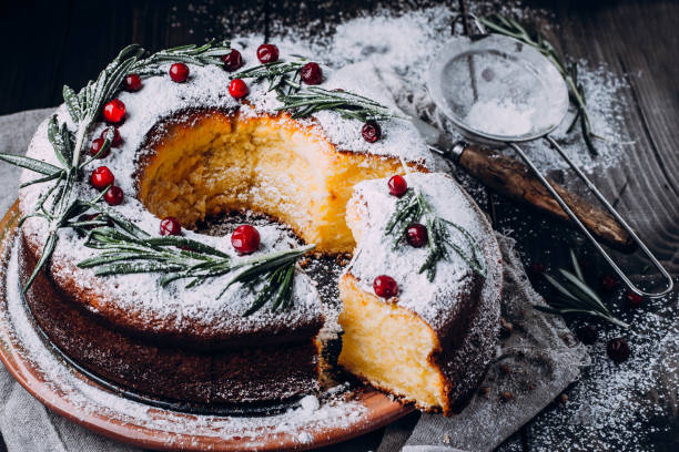 istock Christmas or New Year Citrus cake 872908512