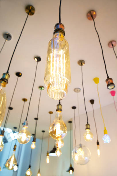 istock Luxury beautiful retro edison light lamp decor 872912024