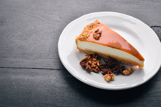 istock Nutcake. On a wooden background. Top view. Free space for your text. 872914550