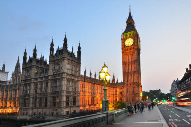 Houses of Parliament, Big Ben, London, England, uk stock photo