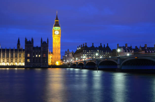 Houses of Parliament, Big Ben, London, England, uk stock photo