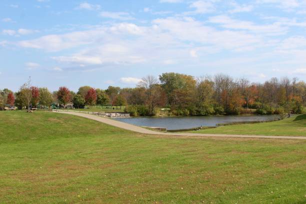 istock Autumn Season at the Park 872931122