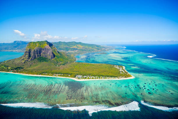 istock Aerial view of Mauritius island 872938922