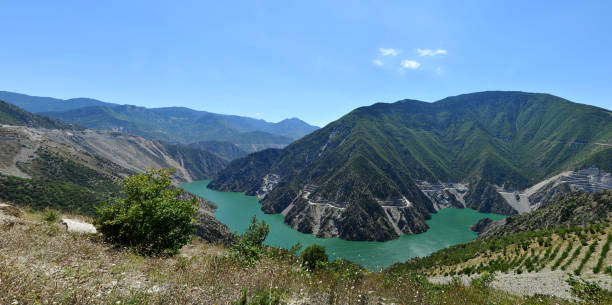 Borcka Dam in Artvin Province in Turkey.