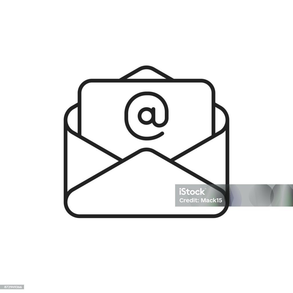 Biểu Tượng Dòng Vectơ Email Hình minh họa Sẵn có - Tải xuống Hình ...