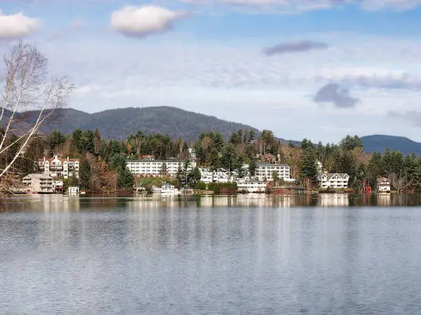 Photo of Lake Placid from Mirror Lake