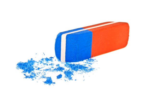 istock Rubber eraser for ink pen and pencil on a white background 872952962