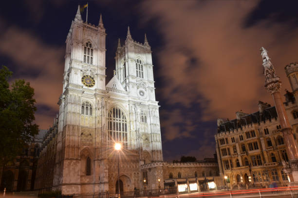 Westminster Abbey church, London, England, UK stock photo