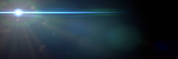 istock blue lens flare effect overlay texture banner with light streak and bokeh effect 872957482
