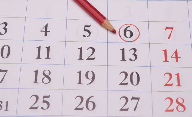 istock dates to circle on the calendar 872960918