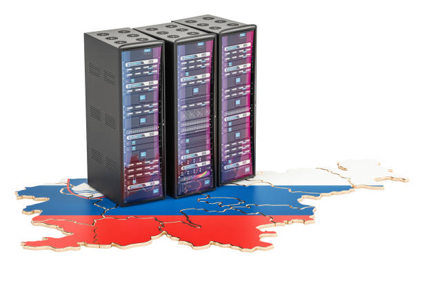 istock Data Center server racks in Slovenia concept,  3D rendering isolated on white background 872973606