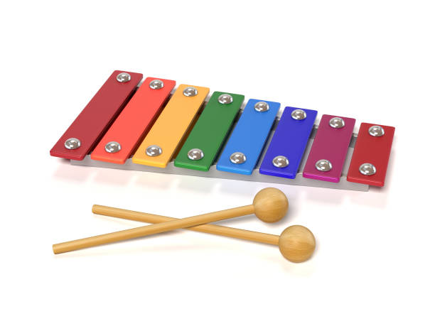 istock xylophone, metallophone  on a white background 3d rendering 873003664