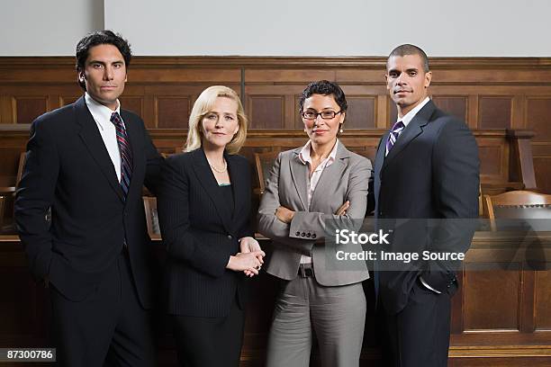Portrait Of Lawyers Stockfoto en meer beelden van Advocaat - Juridisch beroep - Advocaat - Juridisch beroep, Een groep mensen, Portret
