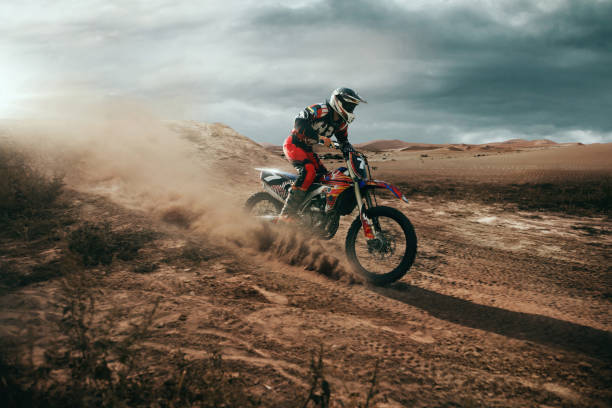 motocross - motorcycle racing foto e immagini stock