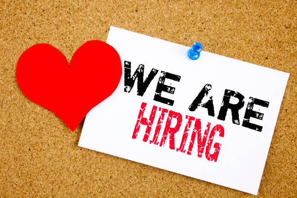 istock We are Hiring handwritten with white chalk on a sticky note 873053784