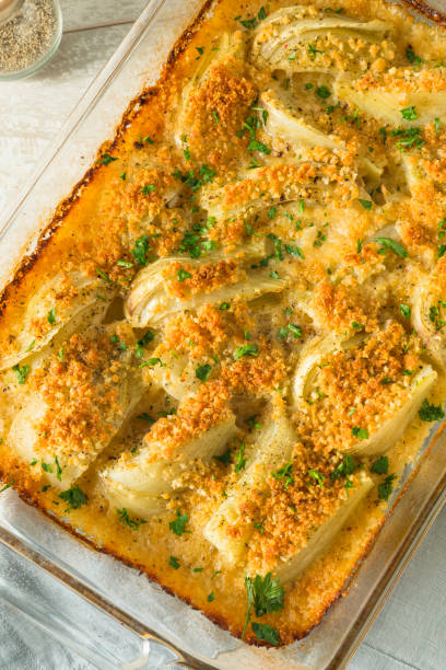 istock Homemade Cheesy Fennel Gratin 873054980