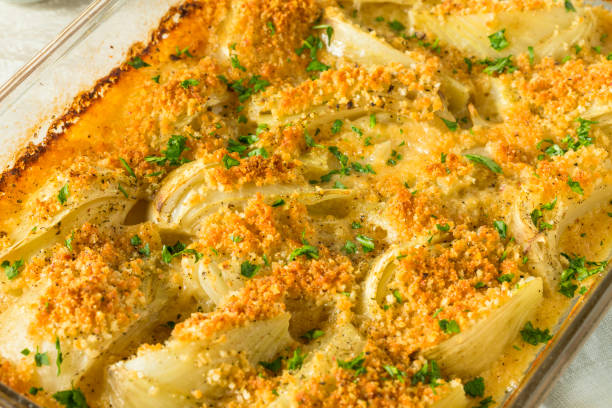 istock Homemade Cheesy Fennel Gratin 873055120