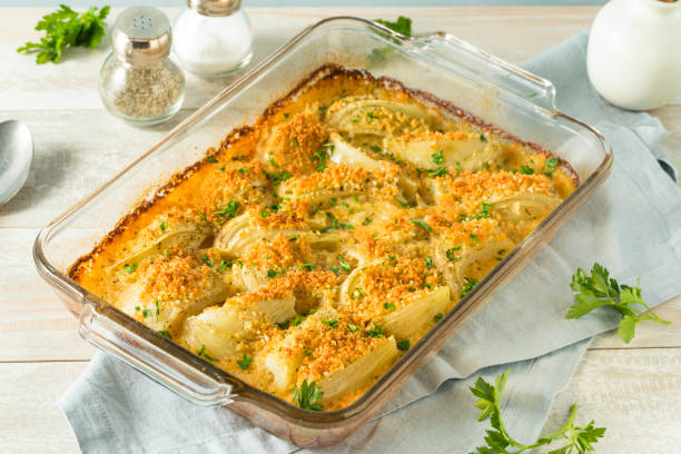 Homemade Cheesy Fennel Gratin