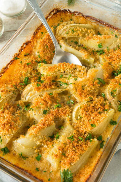 istock Homemade Cheesy Fennel Gratin 873055842
