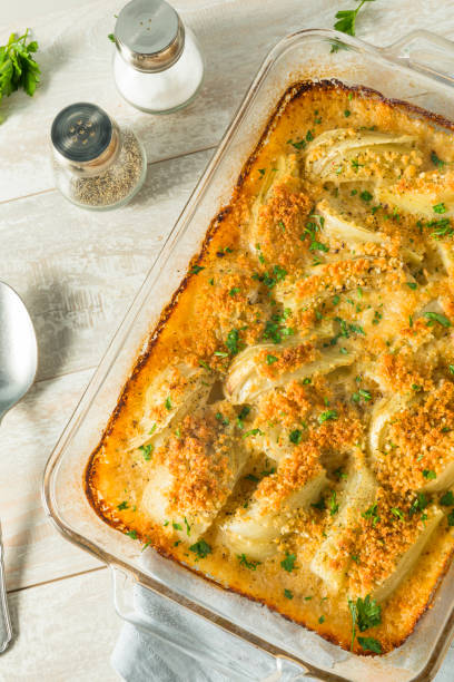 istock Homemade Cheesy Fennel Gratin 873058598