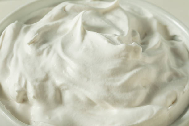 istock Sweet Homemade Vanilla Whipped Cream 873058848