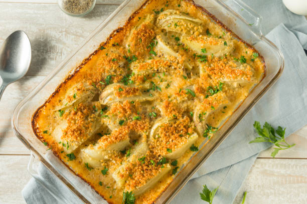 istock Homemade Cheesy Fennel Gratin 873059136