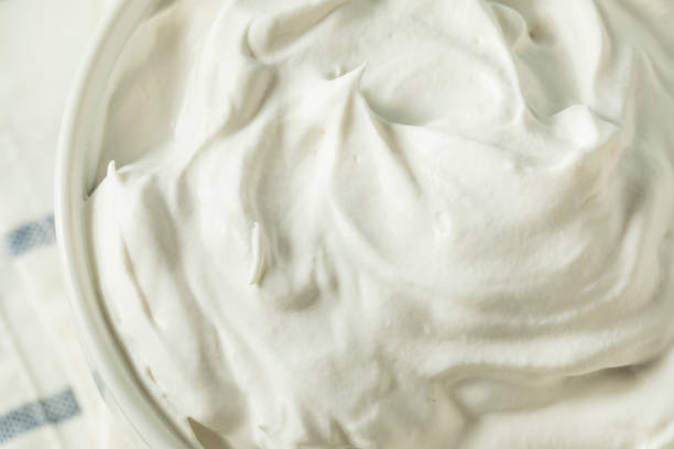 istock Sweet Homemade Vanilla Whipped Cream 873061824