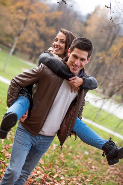 istock Happy couple in nature 873062276
