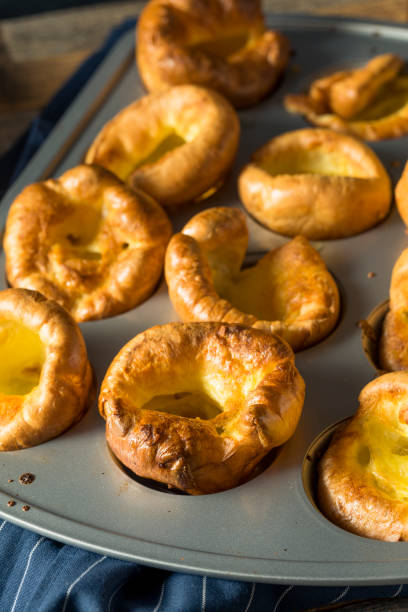 istock Warm Homemade British Yorkshire Puddings 873066094