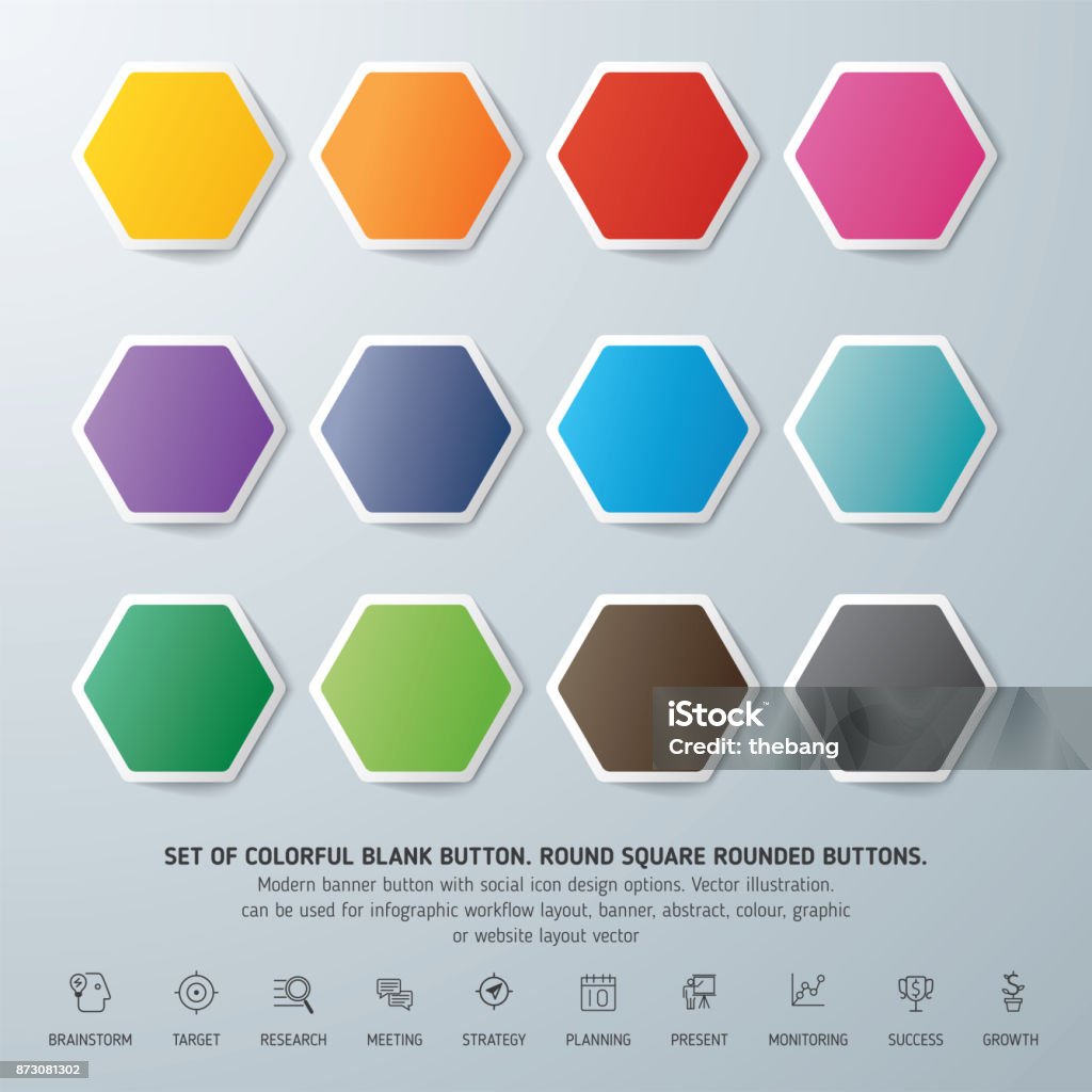 Edit Button Rounded Square Round Square Rounded Buttons Set Stock Illustration - Download Image ...