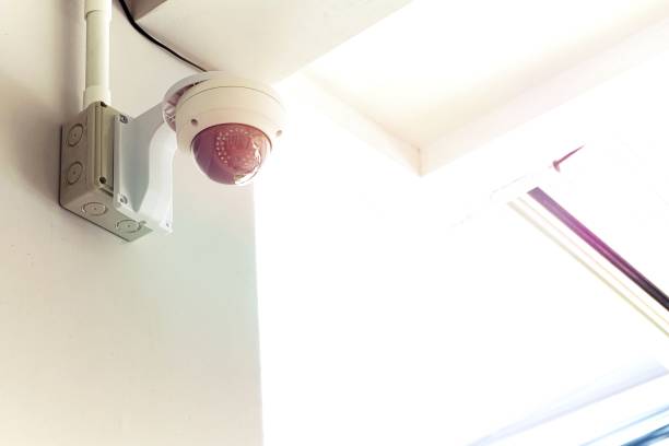 istock Closed-circuit television (cctv) outside the building 873097732