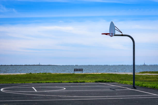 istock Basketball Half Court 873098786