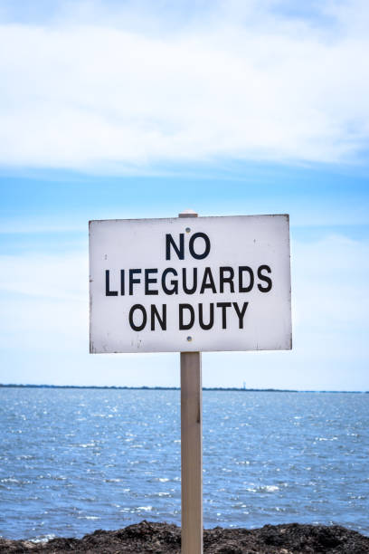 istock No Lifeguards on Duty Sign 873098796