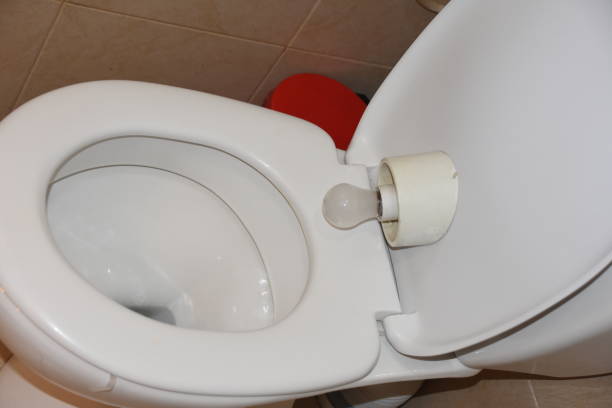 A lamp in the toilet?
