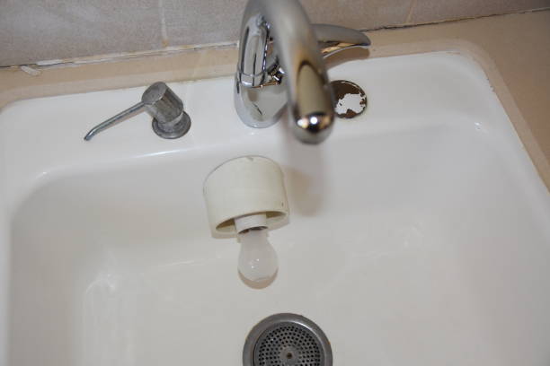 istock Dangerous combination of water and electricity 873108048