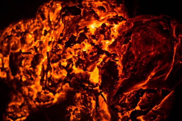 istock melted iron liquid in the crucible 873114756