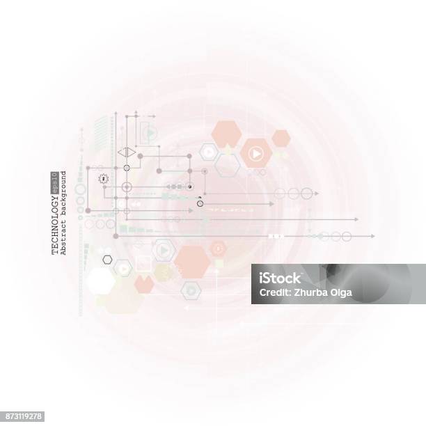 Tchnology Design Technology Design Stock Illustration - Download Image Now - Abstract ...