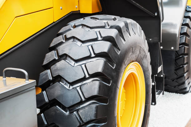 istock big wheel of the tractor or other construction 873122088