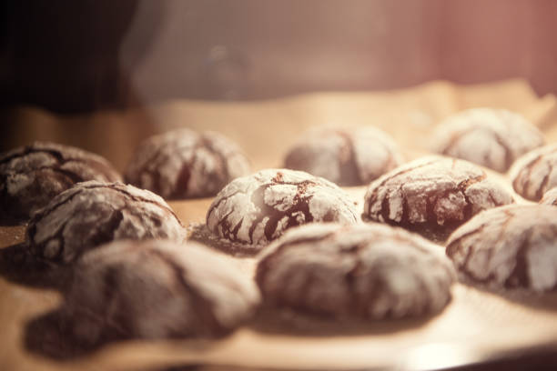 Gebrochene Schokolade Keks cookies – Foto