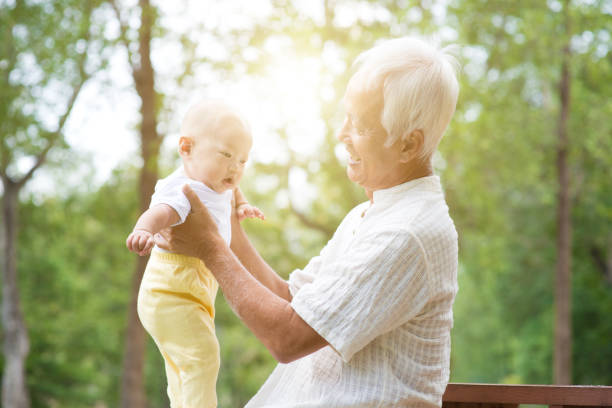 istock Grandparent and grandchild. 873122414