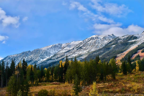 istock Ski resort Kicking Horse in autumn. 873130006