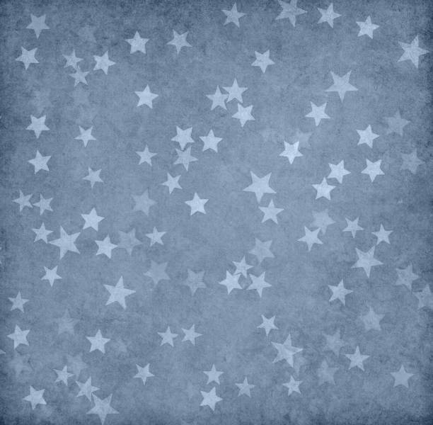 istock Grunge  paper decorated with stars. 873130926