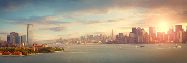 istock Panoramic view of Manhattan in New York 873138026