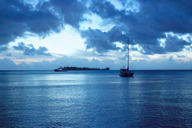 istock Yaht on the ocean for the sunset 873140940