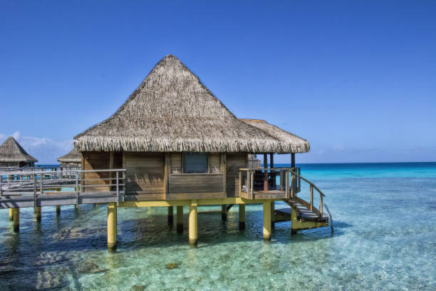 istock bungalow over the clear ocean 873140944