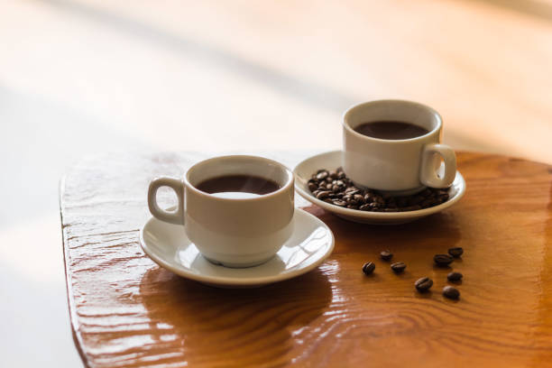 istock cups of fresh hot black coffee 873149770