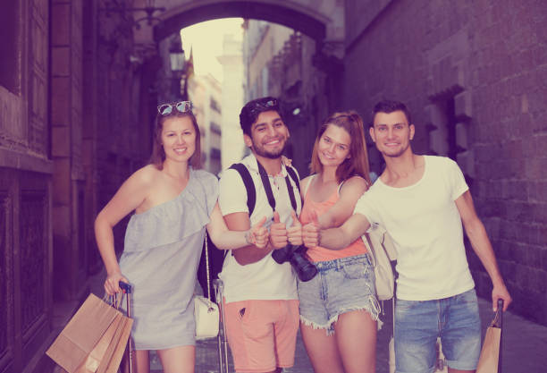 istock People taking promenade with suitcases 873152658